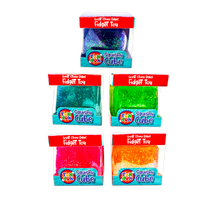 Fun Doh Squish & Squeeze Sparkle Cube Fidget Toy