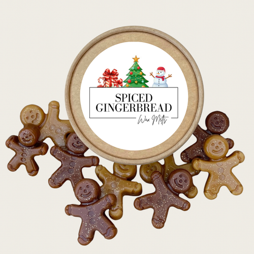 Spiced Gingerbread + Holiday Soy Wax Melts 2.5oz Jar 