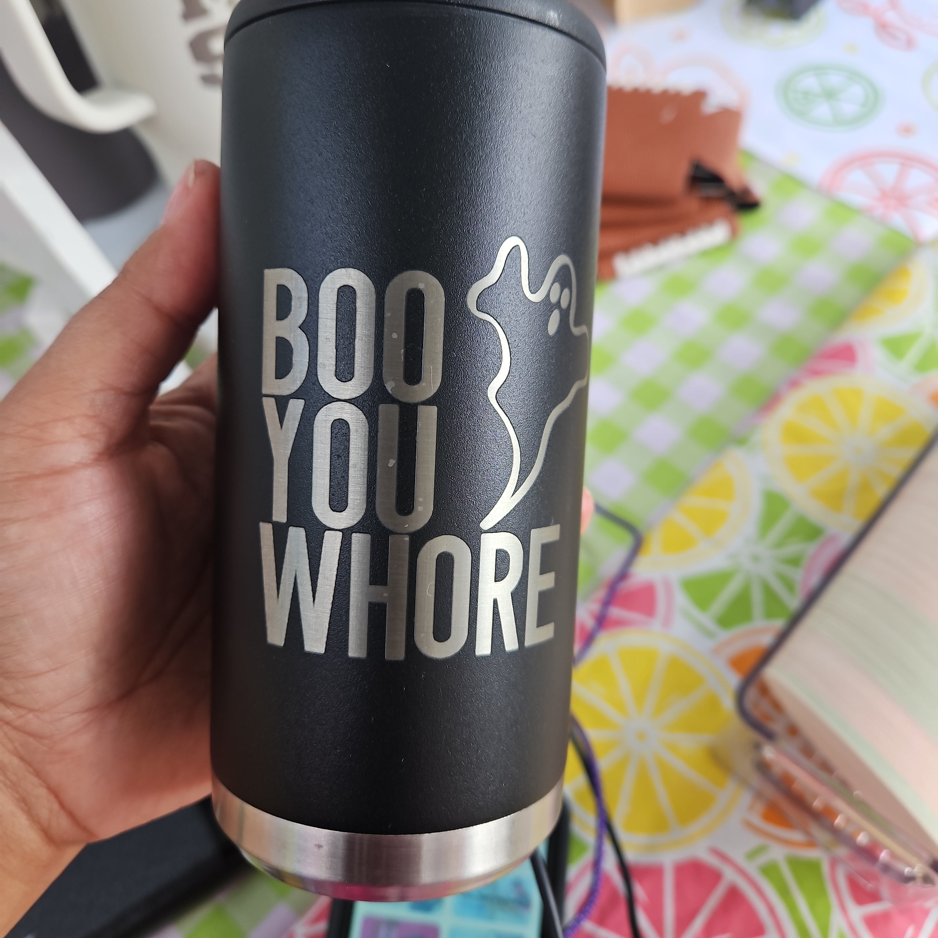 Boo You Whore - Mean Girls Inspired Stainless Cups - Fun Halloween Cups