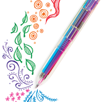 Six Click Colored Gel Pen - Classic (1 P