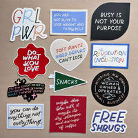 Audio Book Vinyl Sticker, Heart Stickers, Book-ish Gift Idea