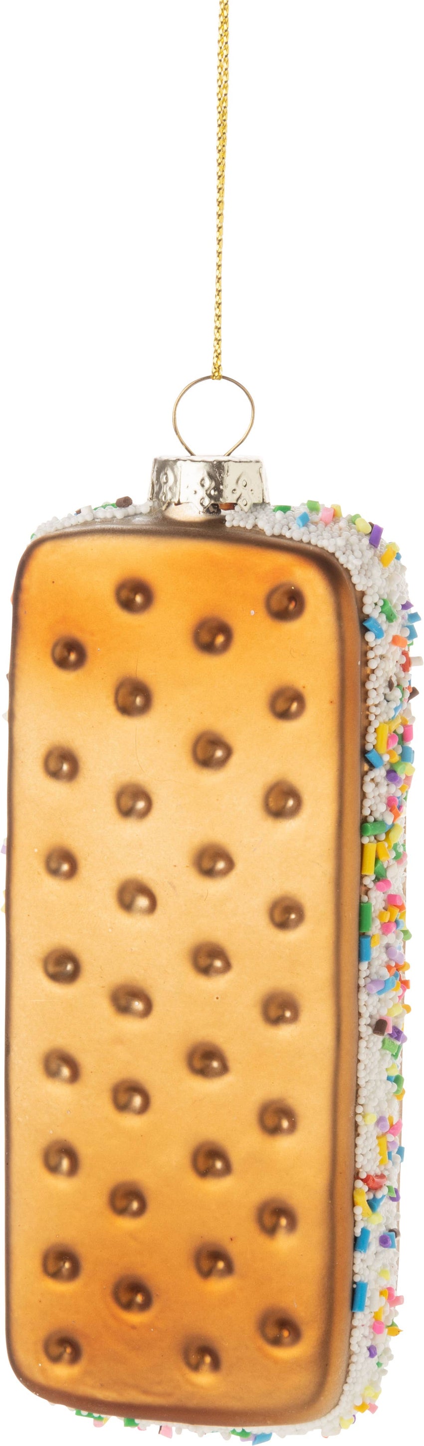 Fun Foodie Ornament - Glass Ice Cream Sandwich