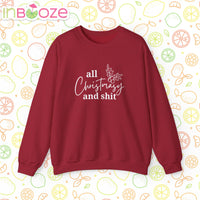 All Christmasy and Shit Unisex Heavy Blend™ Crewneck Sweatshirt