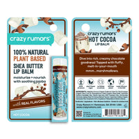 All Natural, Vegan Hot Cocoa Lip Balm Hang Card