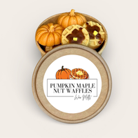 Pumpkin Maple Nut Waffle Soy Wax Melts 2.5oz Jar Handmade