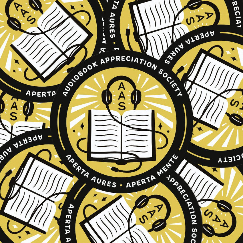 Audiobook Appreciation Society Vinyl Sticker