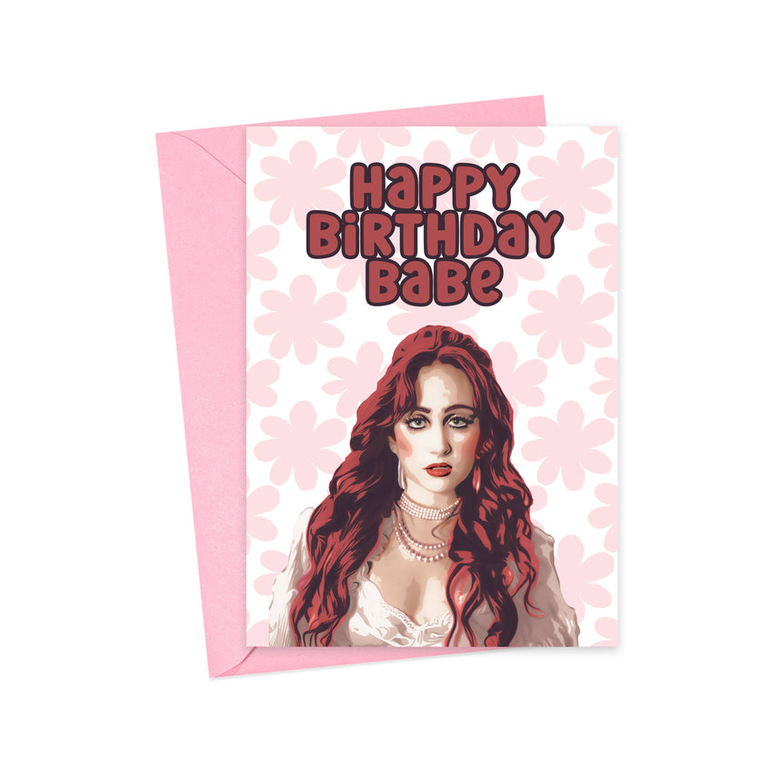 Fun Birthday Card | Chappell Happy Birthday Babe Card
