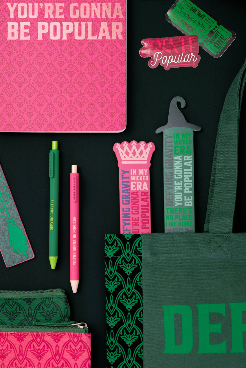 Wicked Bookmark, Witch Hat (Greens)