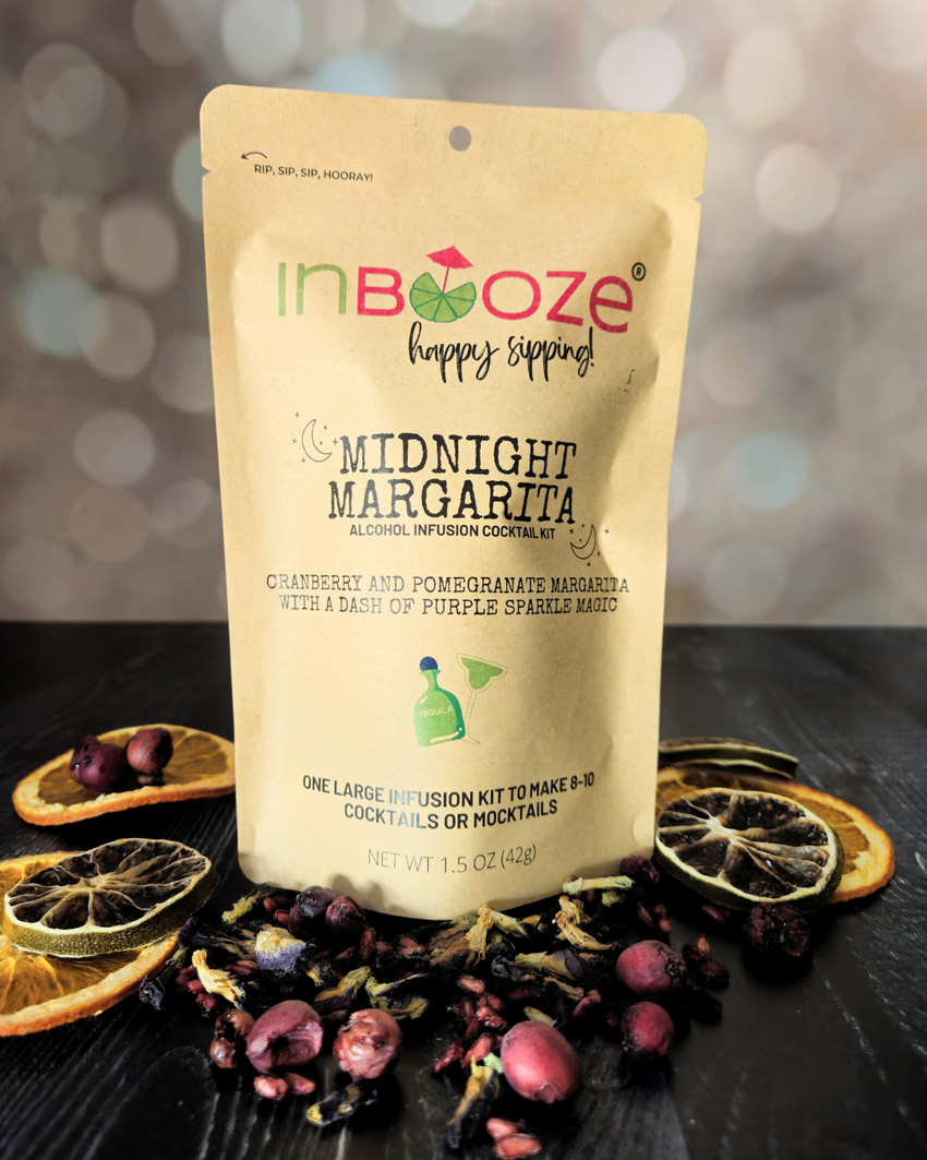 Midnight Margarita Alcohol Infusion Cocktail (or mocktail!) Kit - Perfect for Fall!
