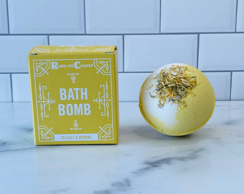 Bath Bombs - Sea Salt & Jasmine Scented - Made in USA