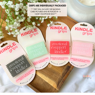 Emotional support kindle grip , kindle case, book lover gift