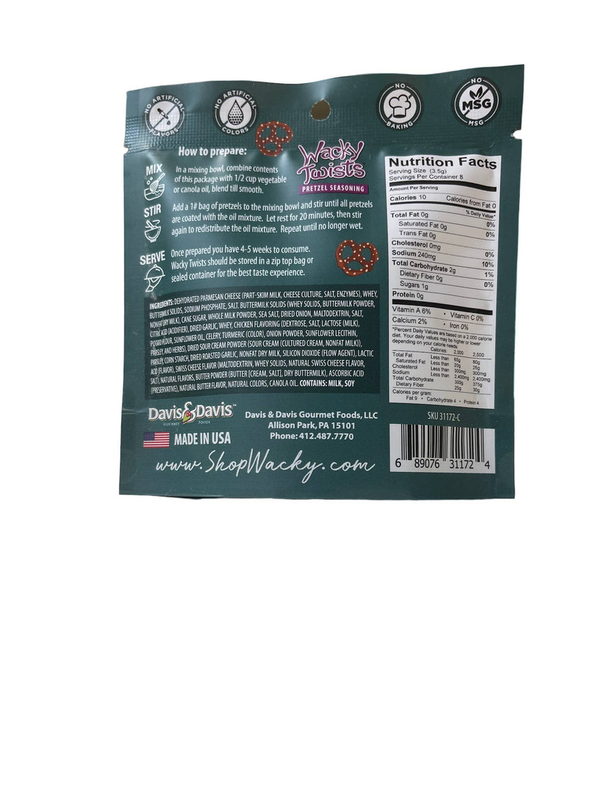 Garlic Parmesan Wacky Twist Seasoning