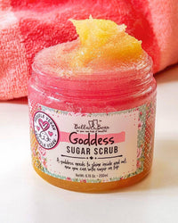 Goddess Sugar Scrub, Body Scrub, with added Soap 6.7oz