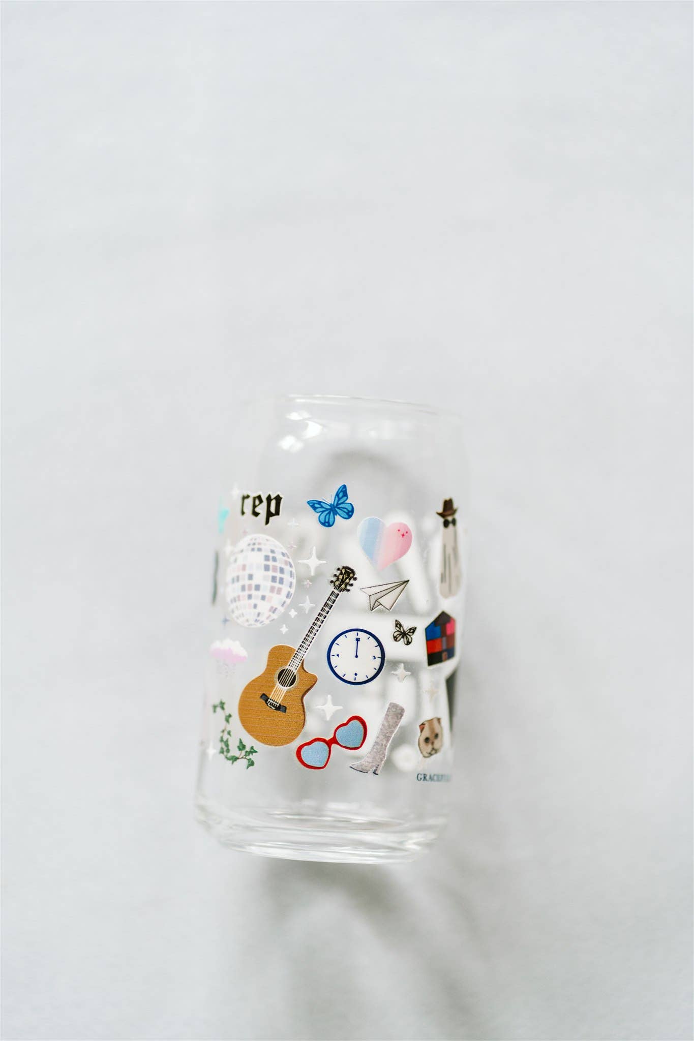 Taylor Swift Glass Cup - Thumbnail 2