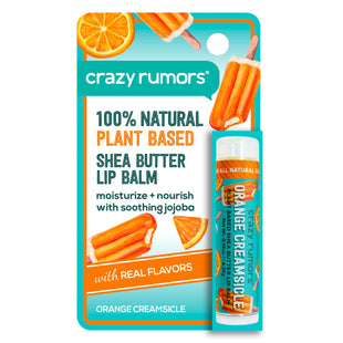 All Natural, Vegan Orange Creamsicle Lip Balm Hangcard