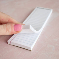 Reading Notes Bookmark Notepad | Bookish Stationery