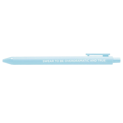 Swear to be overdramatic and true jotter gel pen