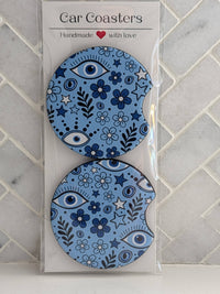 Car Coasters | Evil Eye