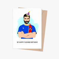 Roy Kent Happy Birthday Card