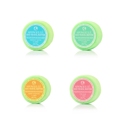 Eco Travel Buffer - Bath & Body Sponge for Travel