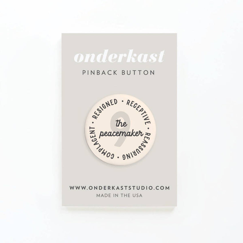 Enneagram Pinback Button – Choose your number!