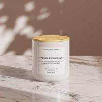 French Botanicals Scented Candle, Made With Natural Coconut Wax