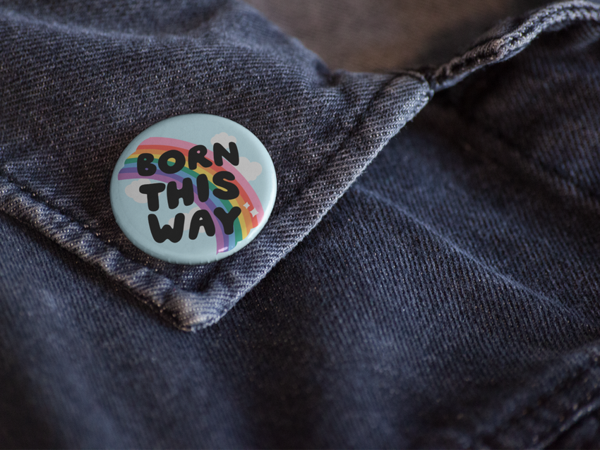 Born This Way Pinback Button