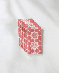 Iceflower Red Not Paper Towel - Set of 6