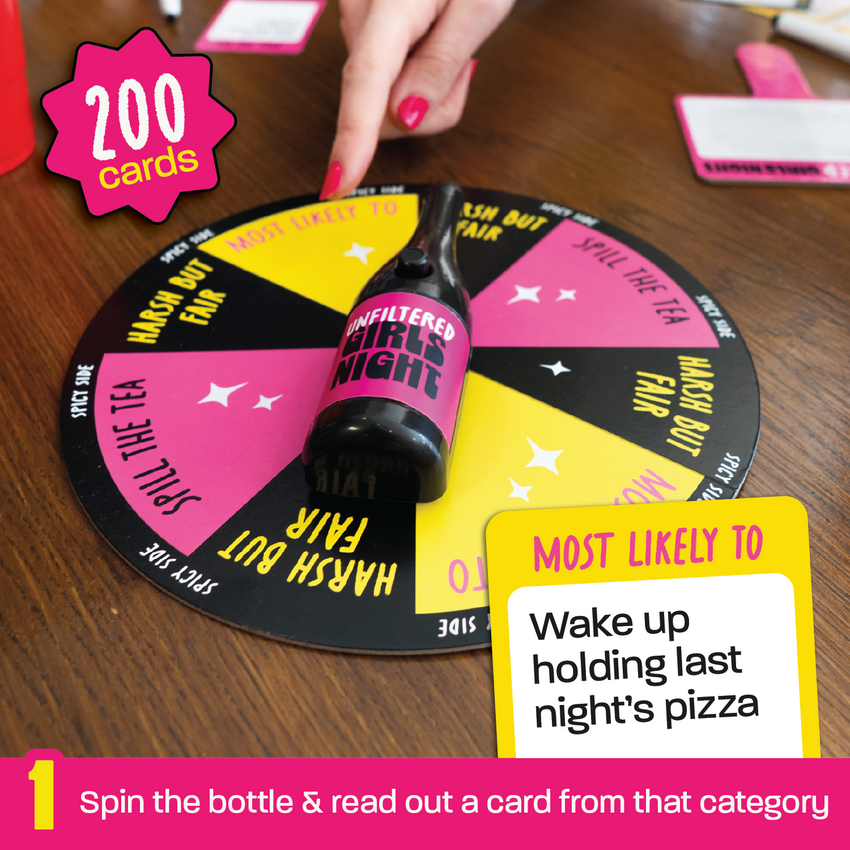 Unfiltered Girls Night Party Game – Adult Card Game
