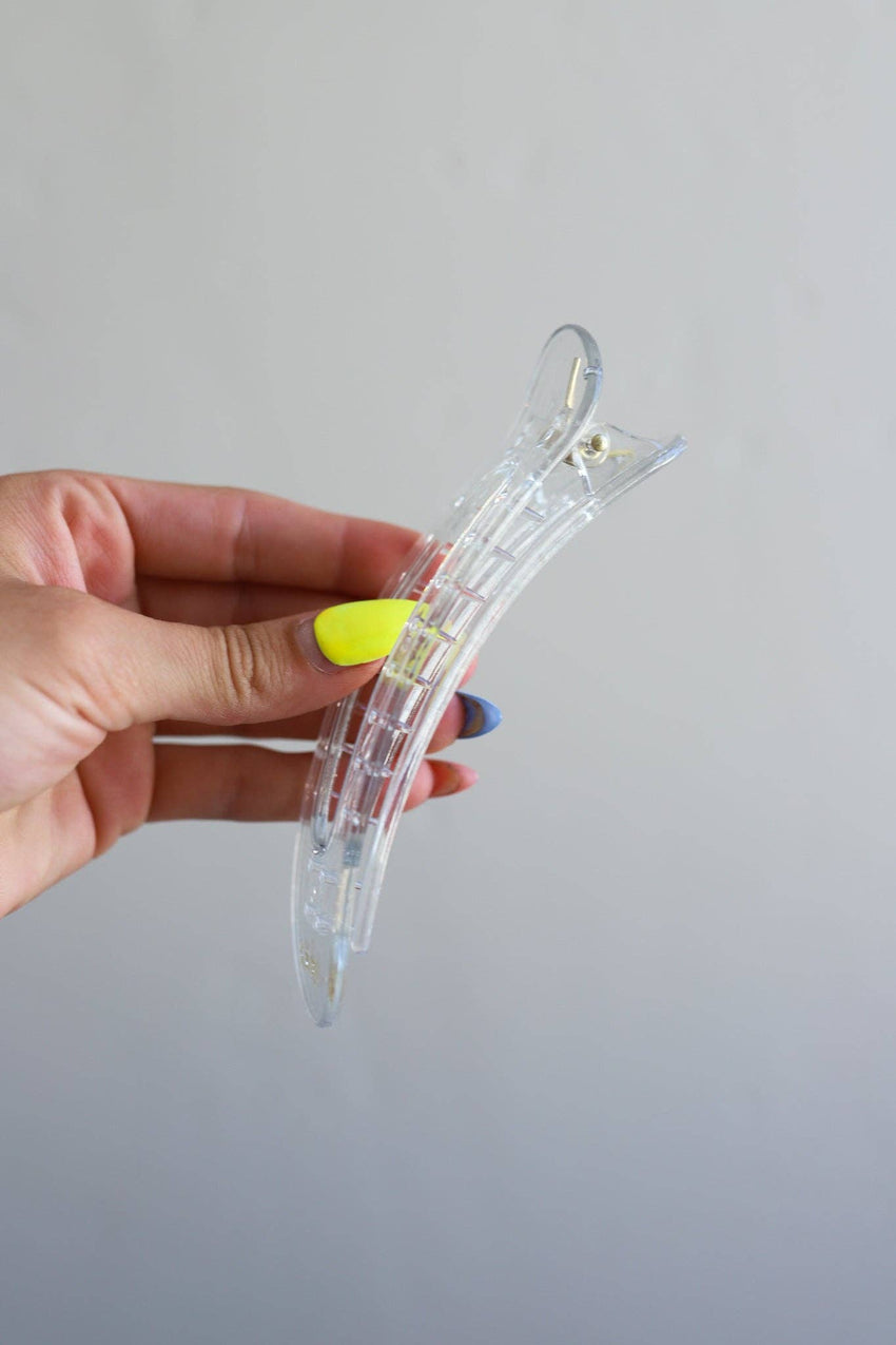 KAXI Oversized Lay Down Claw Clip — Flat Everyday Hair Clip