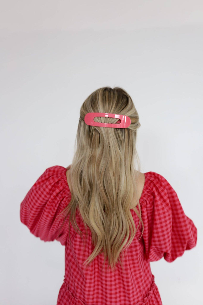 KAXI Oversized Lay Down Claw Clip — Flat Everyday Hair Clip