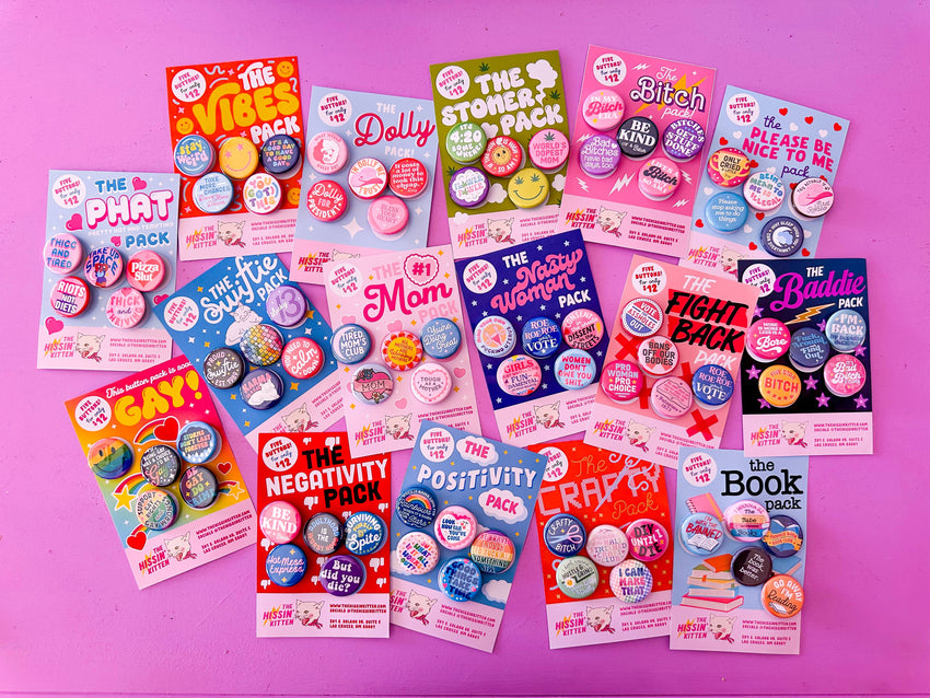 The Vibes Pack (Buttons or Magnets!)