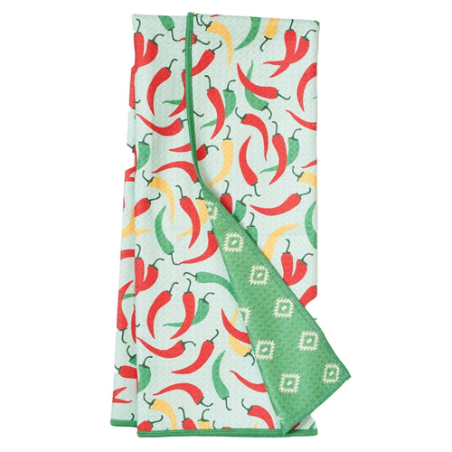 Anywhere Towel Reversible -  Chili Peppers