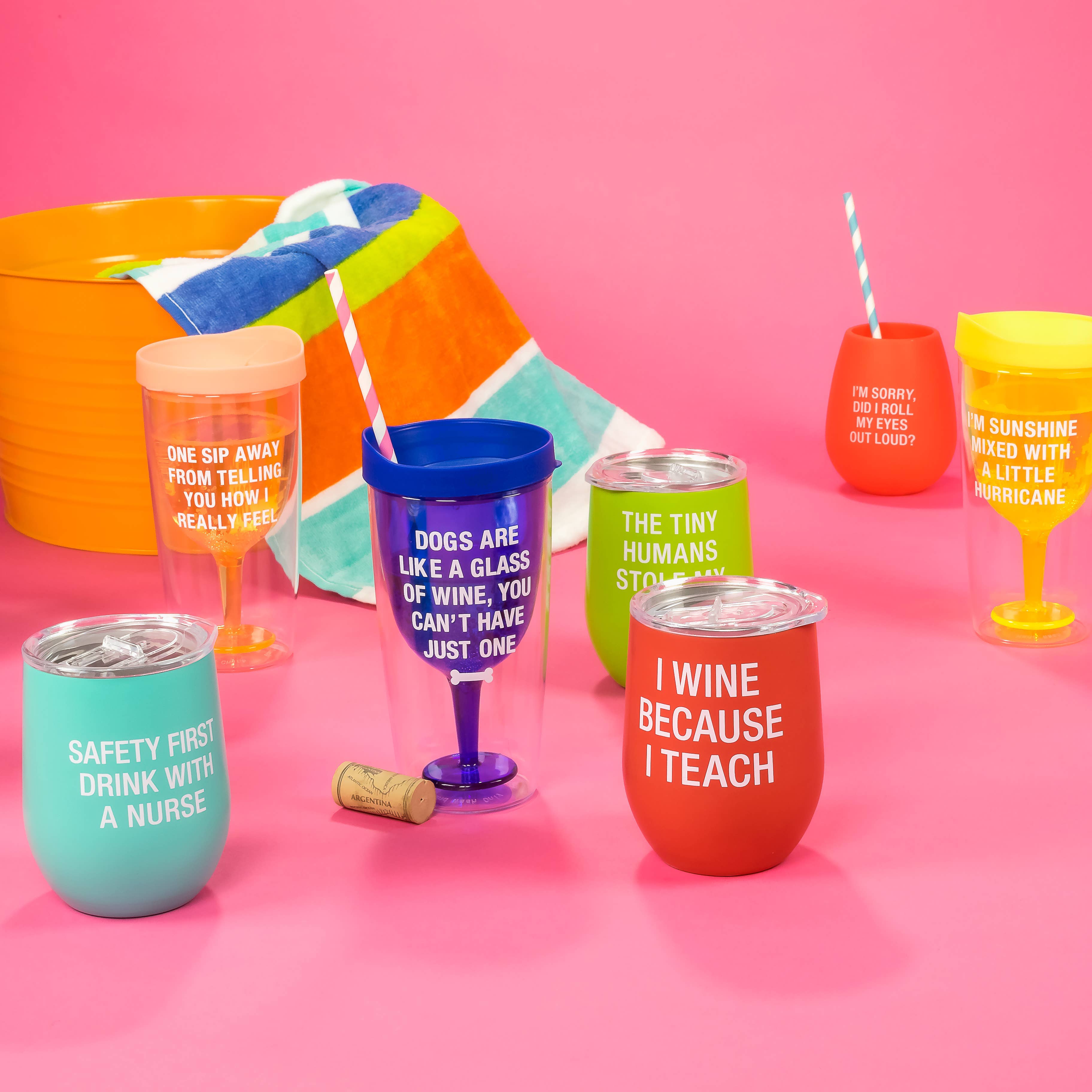 Tiny Humans Thermal Wine Tumbler - Thumbnail 2