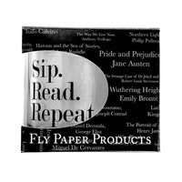 Sip Read Repeat 13oz Glass Tea or Coffee Mug