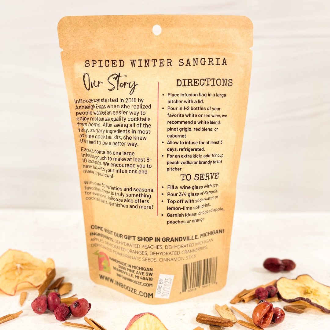 Spiced Winter Sangria Wine Infusion Kit