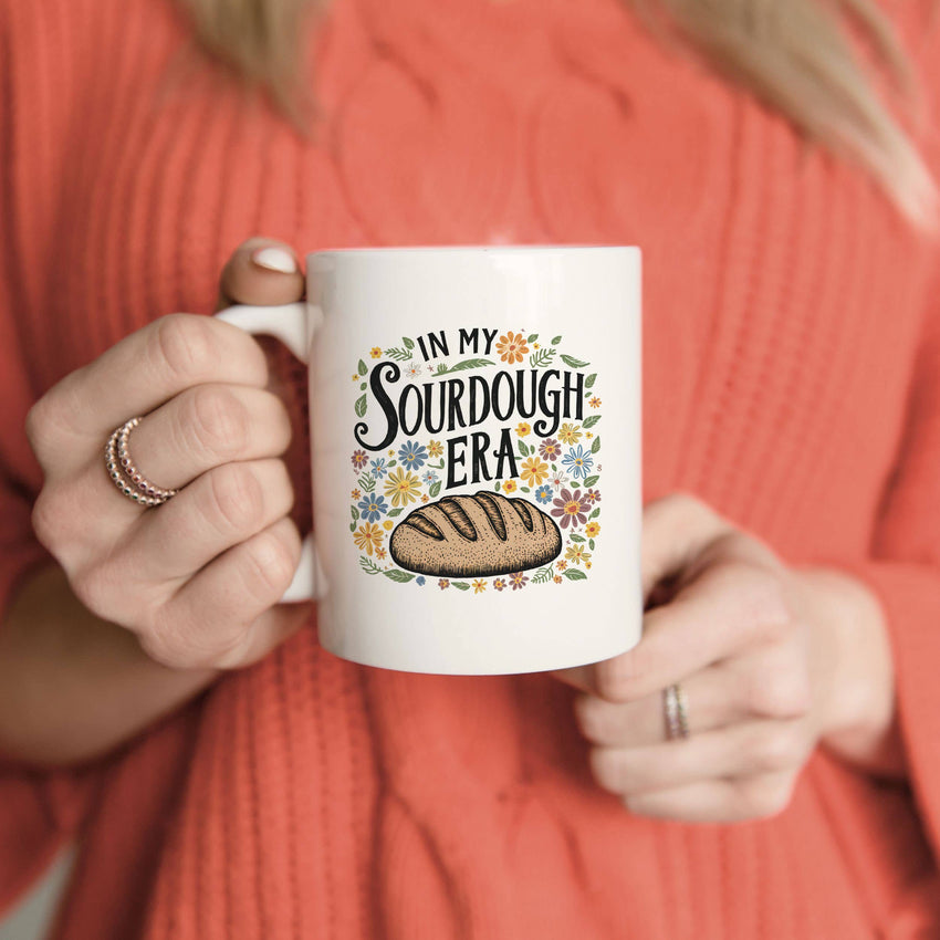Sourdough Era Baker Coffee Mug, Bread Making Baking Kitchen