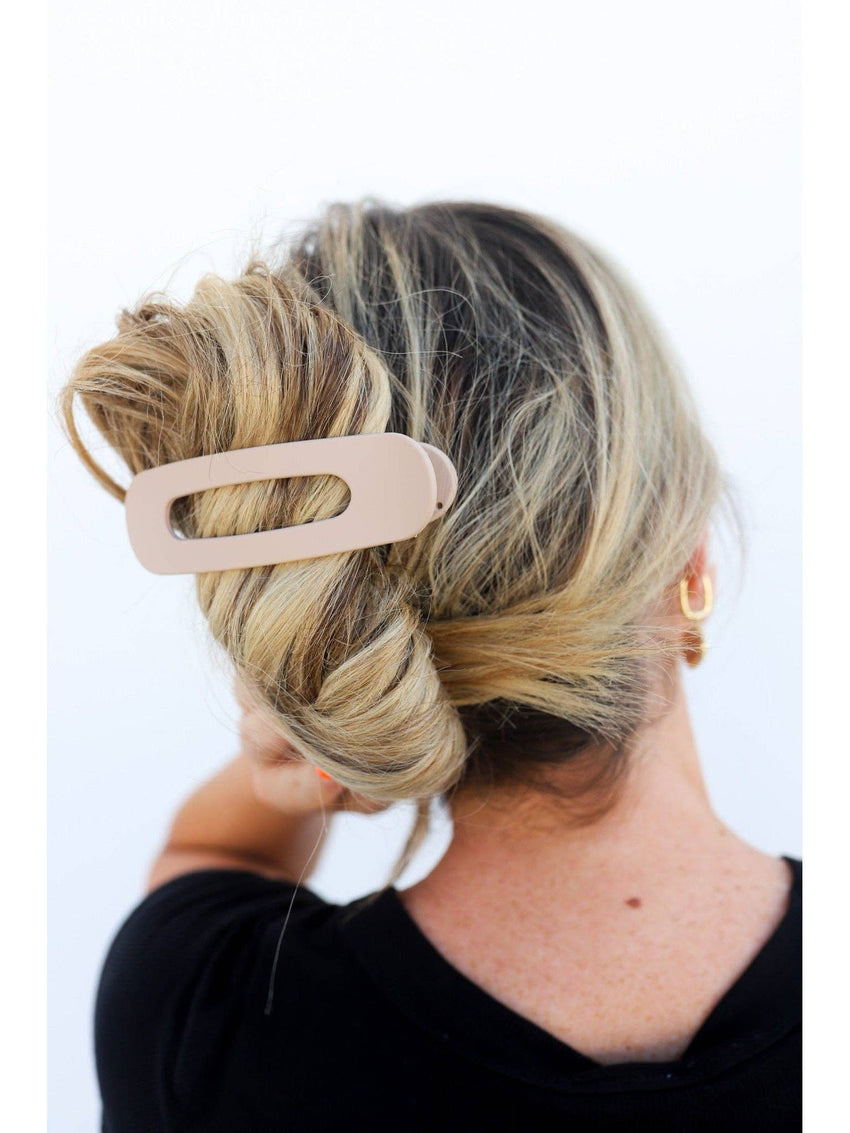 KAXI Lay Down Claw Clip — Flat Everyday Hair Clip in fun colors!