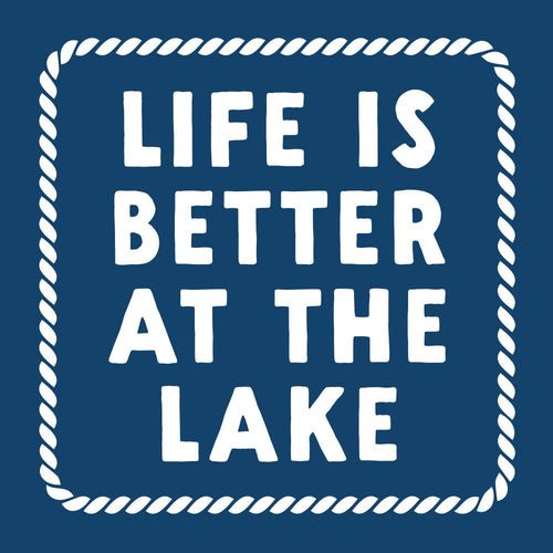 Lake Funny Cocktail Napkins-Life Is Better At The Lake-20ct