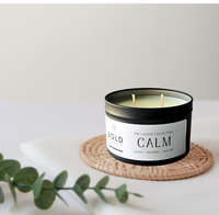 CALM - Ozone + Lavender + Sea Salt- 6 oz. Soy Candle Tin