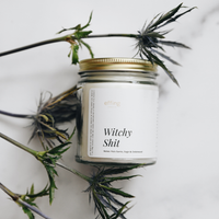 Witchy Sh*t | Notes: Palo Santo, Sage & Cedarwood Wooden Wick Candle