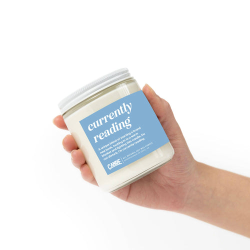 Currently Reading Scented Candle
