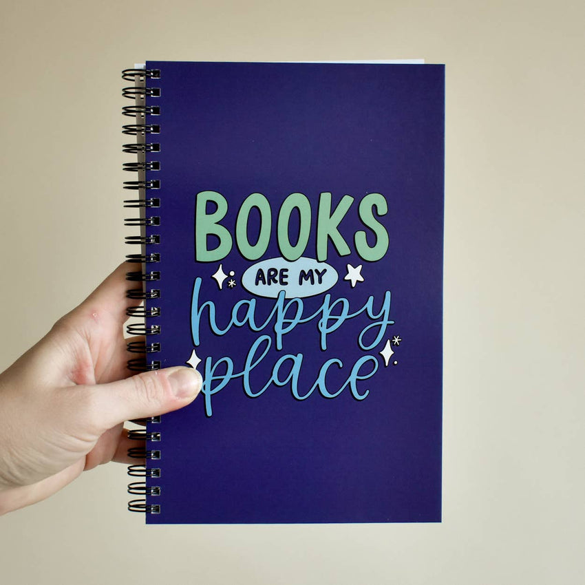 Books / Happy Place Reading Journal | Book Review Tracker