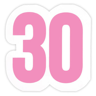 Large 30 Milestone Napkin - Fun Party Napkin