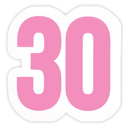 Large 30 Milestone Napkin - Fun Party Napkin