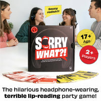 Sorry What?! – Lip Reading Party Card Game for Adults