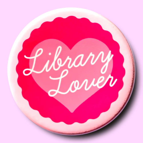 Library Lover Small Button