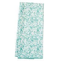 Anywhere Towel Reversible - Teal + Blue Spring Floral Pattern