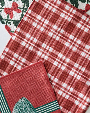Hollis Dishcloth Set - 3 holiday dishcloth set