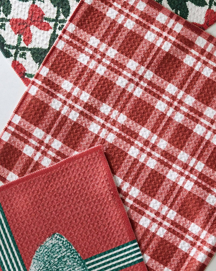 Hollis Dishcloth Set - 3 holiday dishcloth set